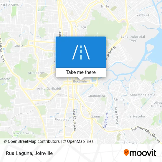 Rua Laguna map