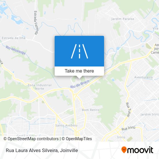 Rua Laura Alves Silveira map
