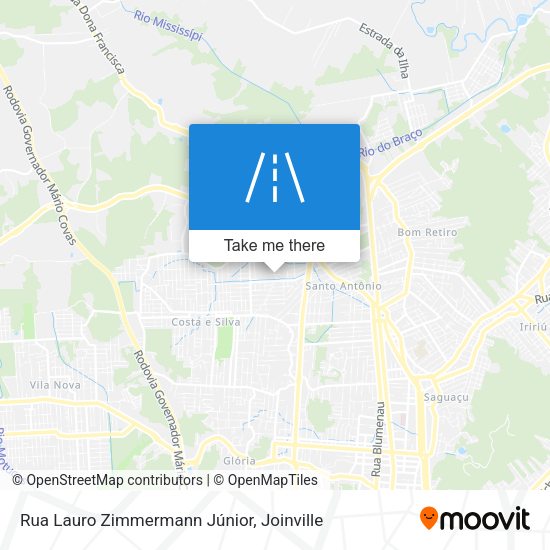 Rua Lauro Zimmermann Júnior map