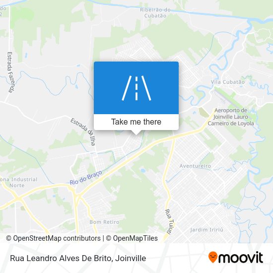 Rua Leandro Alves De Brito map