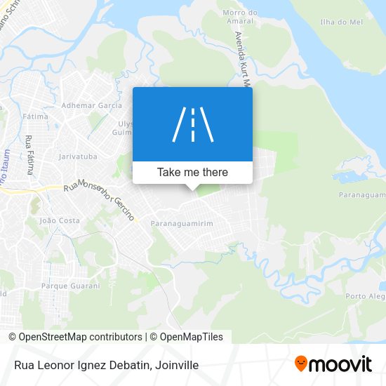 Rua Leonor Ignez Debatin map