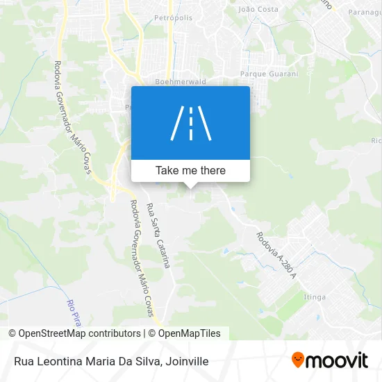 Rua Leontina Maria Da Silva map