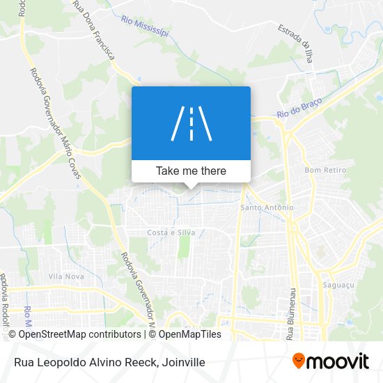 Rua Leopoldo Alvino Reeck map