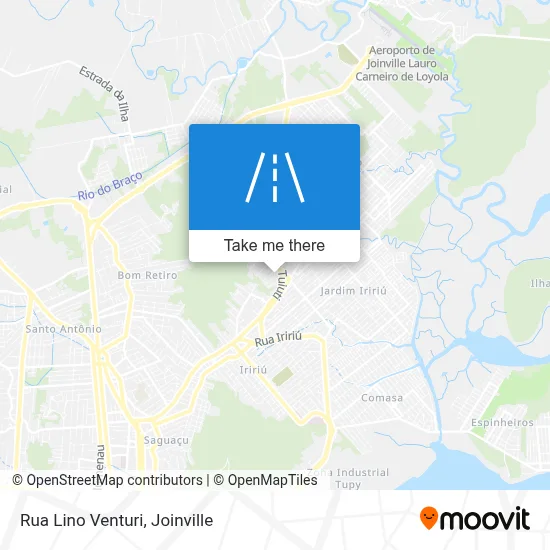 Rua Lino Venturi map