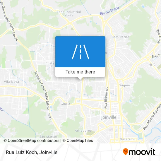 Rua Luiz Koch map