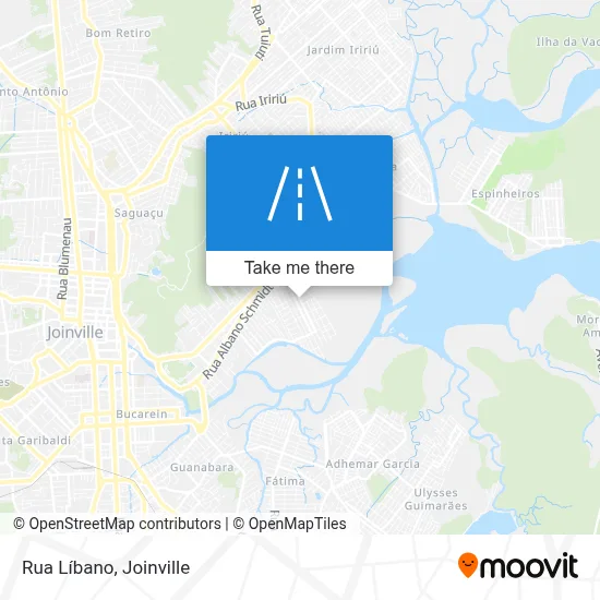 Rua Líbano map