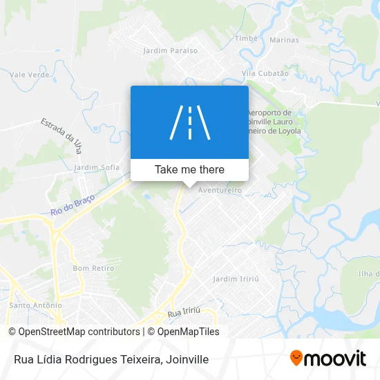 Rua Lídia Rodrigues Teixeira map
