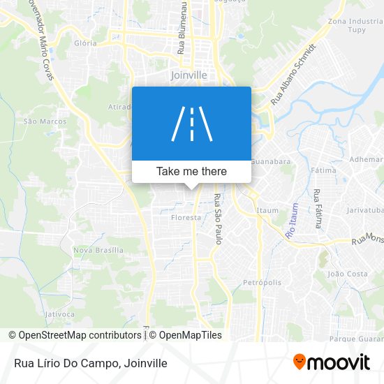 Rua Lírio Do Campo map