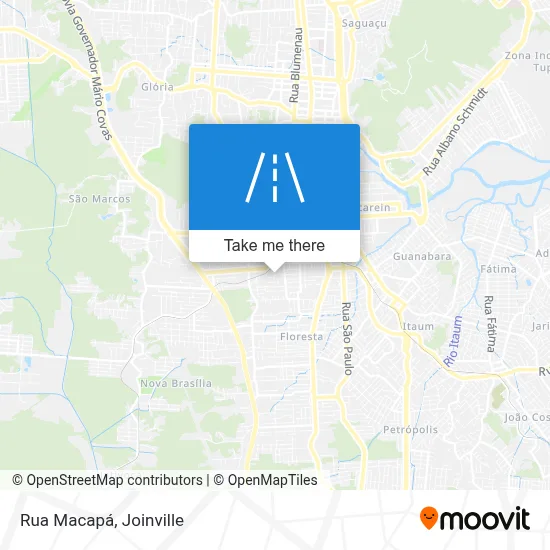 Rua Macapá map