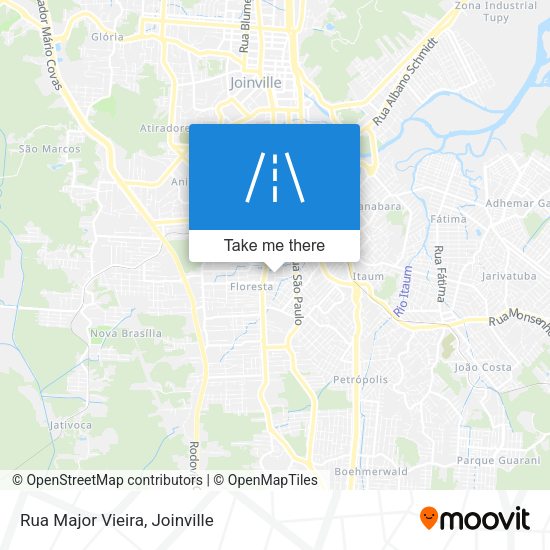 Rua Major Vieira map