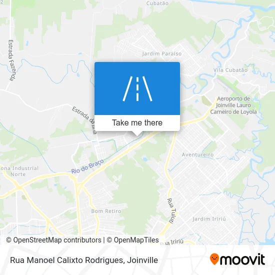 Rua Manoel Calixto Rodrigues map