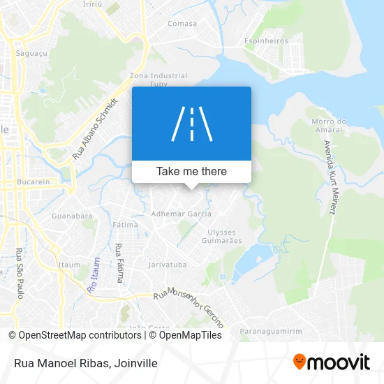Rua Manoel Ribas map