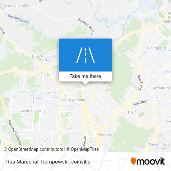 Rua Marechal Trompowski map