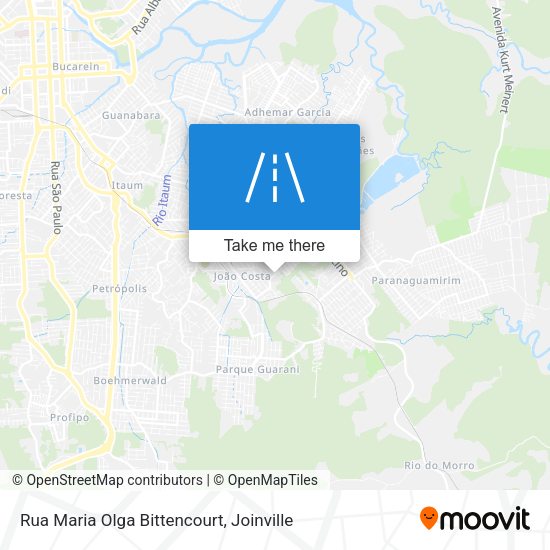 Rua Maria Olga Bittencourt map
