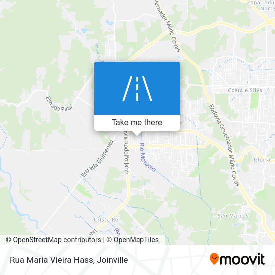 Rua Maria Vieira Hass map