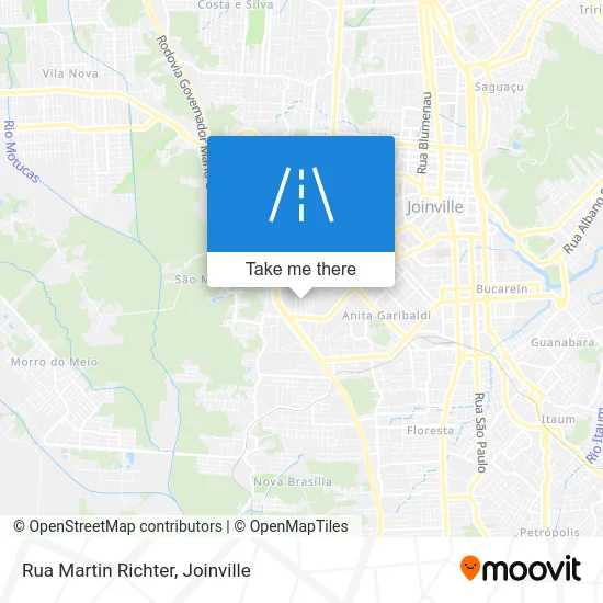 Rua Martin Richter map