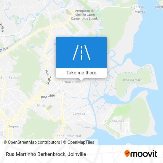 Rua Martinho Berkenbrock map