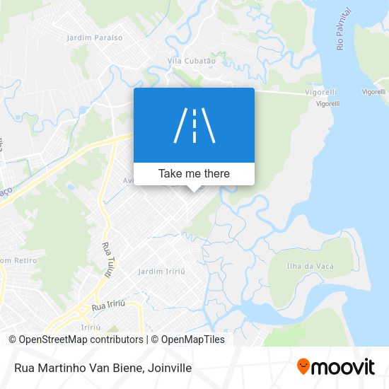 Rua Martinho Van Biene map