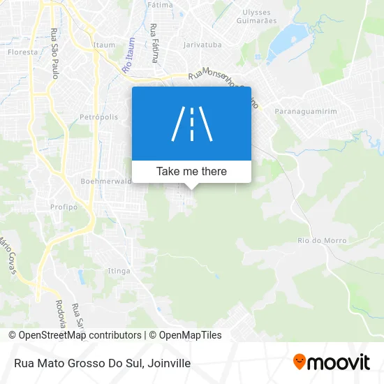 Rua Mato Grosso Do Sul map