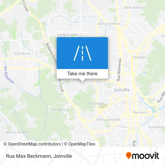 Rua Max Beckmann map