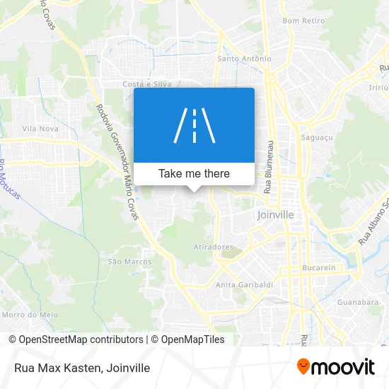 Rua Max Kasten map