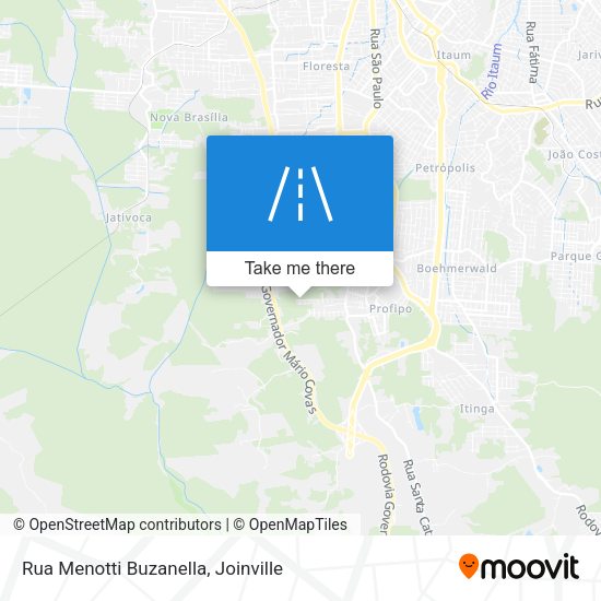 Rua Menotti Buzanella map