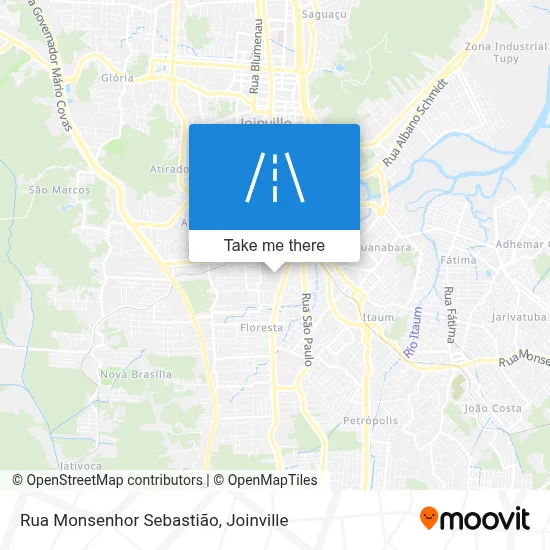 Rua Monsenhor Sebastião map