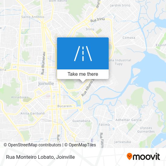 Rua Monteiro Lobato map