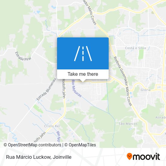 Rua Márcio Luckow map