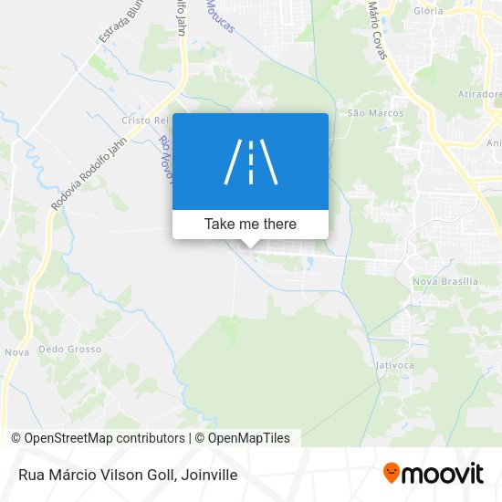 Rua Márcio Vilson Goll map