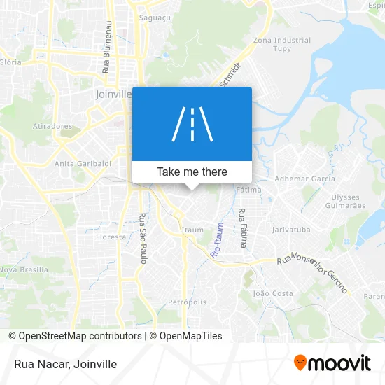 Rua Nacar map