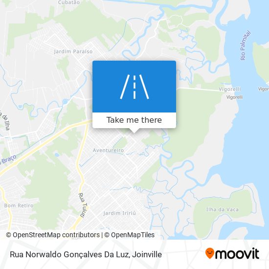 Rua Norwaldo Gonçalves Da Luz map