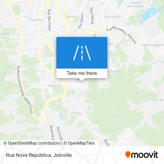 Rua Nova República map