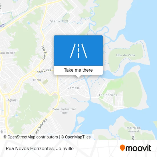 Rua Novos Horizontes map