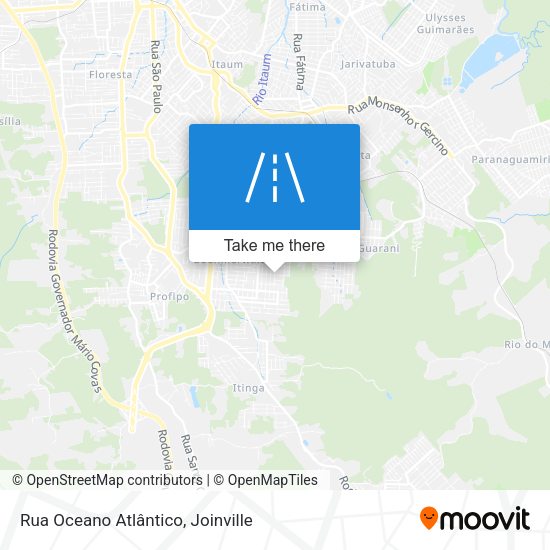 Rua Oceano Atlântico map
