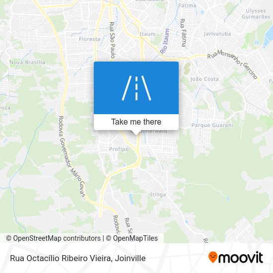 Rua Octacílio Ribeiro Vieira map