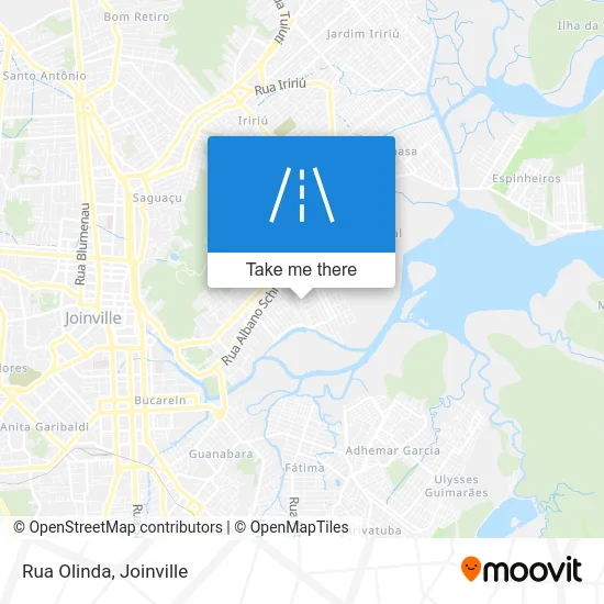 Rua Olinda map