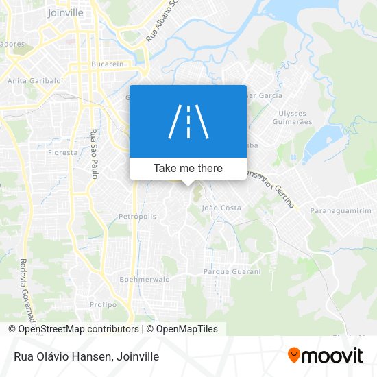 Rua Olávio Hansen map