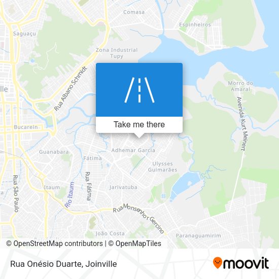 Rua Onésio Duarte map