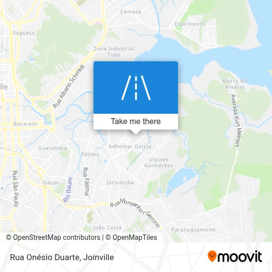 Rua Onésio Duarte map