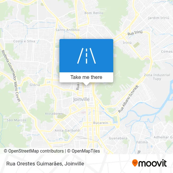 Rua Orestes Guimarães map