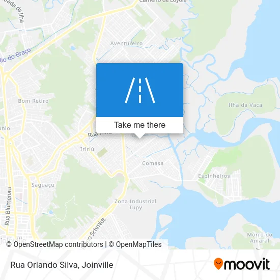 Rua Orlando Silva map