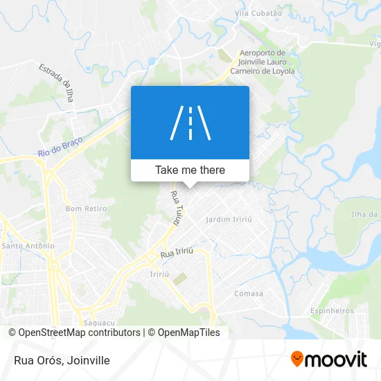 Rua Orós map