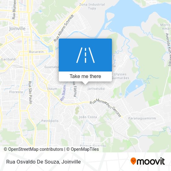 Rua Osvaldo De Souza map