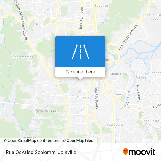 Rua Osvaldo Schlemm map