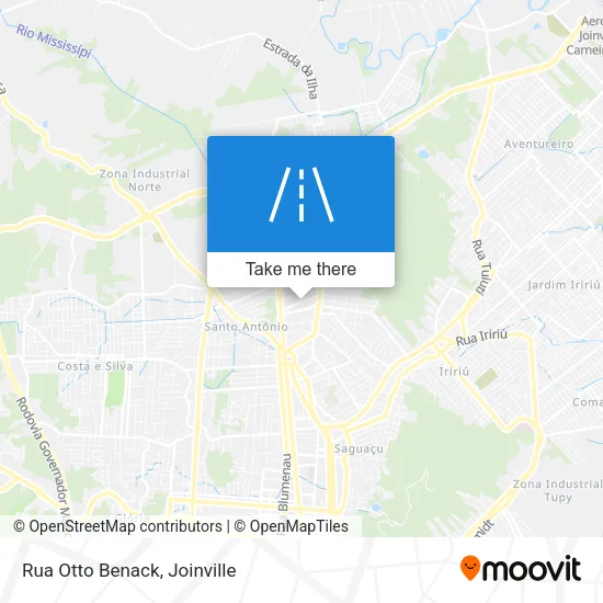 Rua Otto Benack map