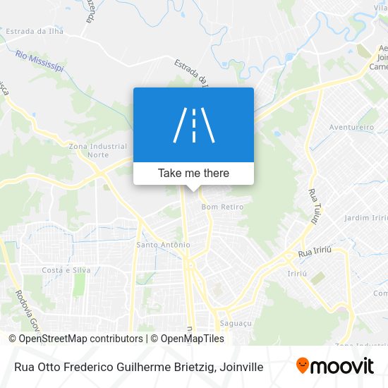 Rua Otto Frederico Guilherme Brietzig map
