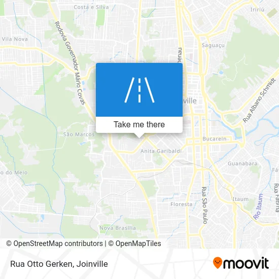 Rua Otto Gerken map