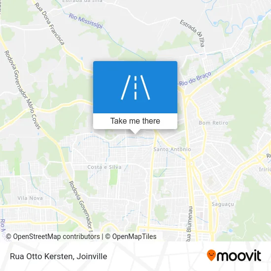 Rua Otto Kersten map