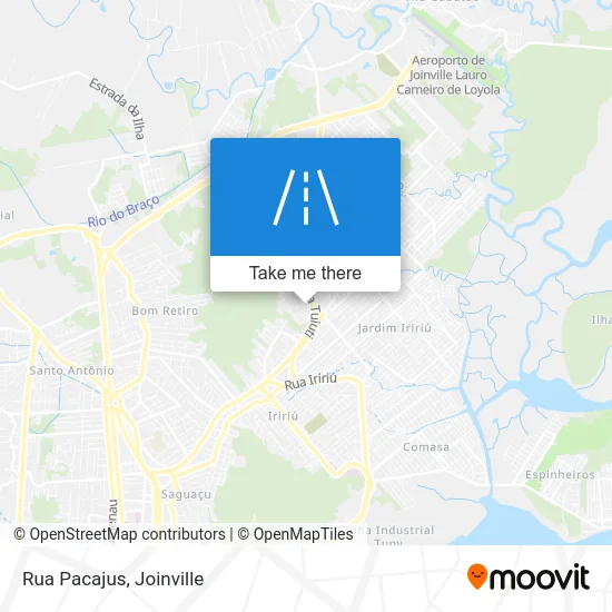 Rua Pacajus map